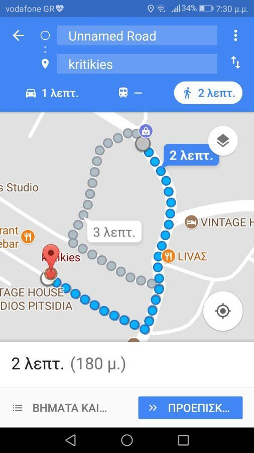 Apartamento Kritikies Pitsidia Exterior foto